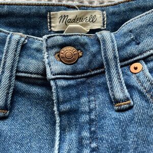 Madewell curvy Stovepipe jeans-size 26